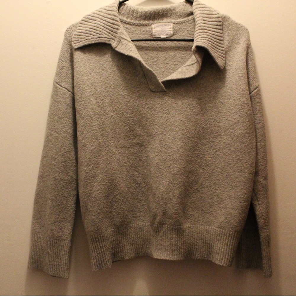 Absolutely Cozy Gray Sweater